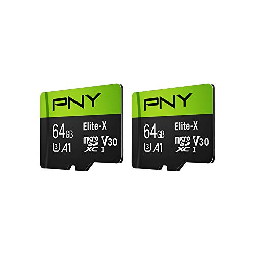 Foto 3 pulgar | Tarjeta De Memoria Pny Elite-x Microsdxc De 64 Gb  Clase 10 U3 V30  Paquete De 2 - Venta Internacional.