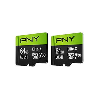 Foto 2 | Tarjeta De Memoria Pny Elite-x Microsdxc De 64 Gb Clase 10 U3 V30 Paquete De 2 - Venta Internacional.