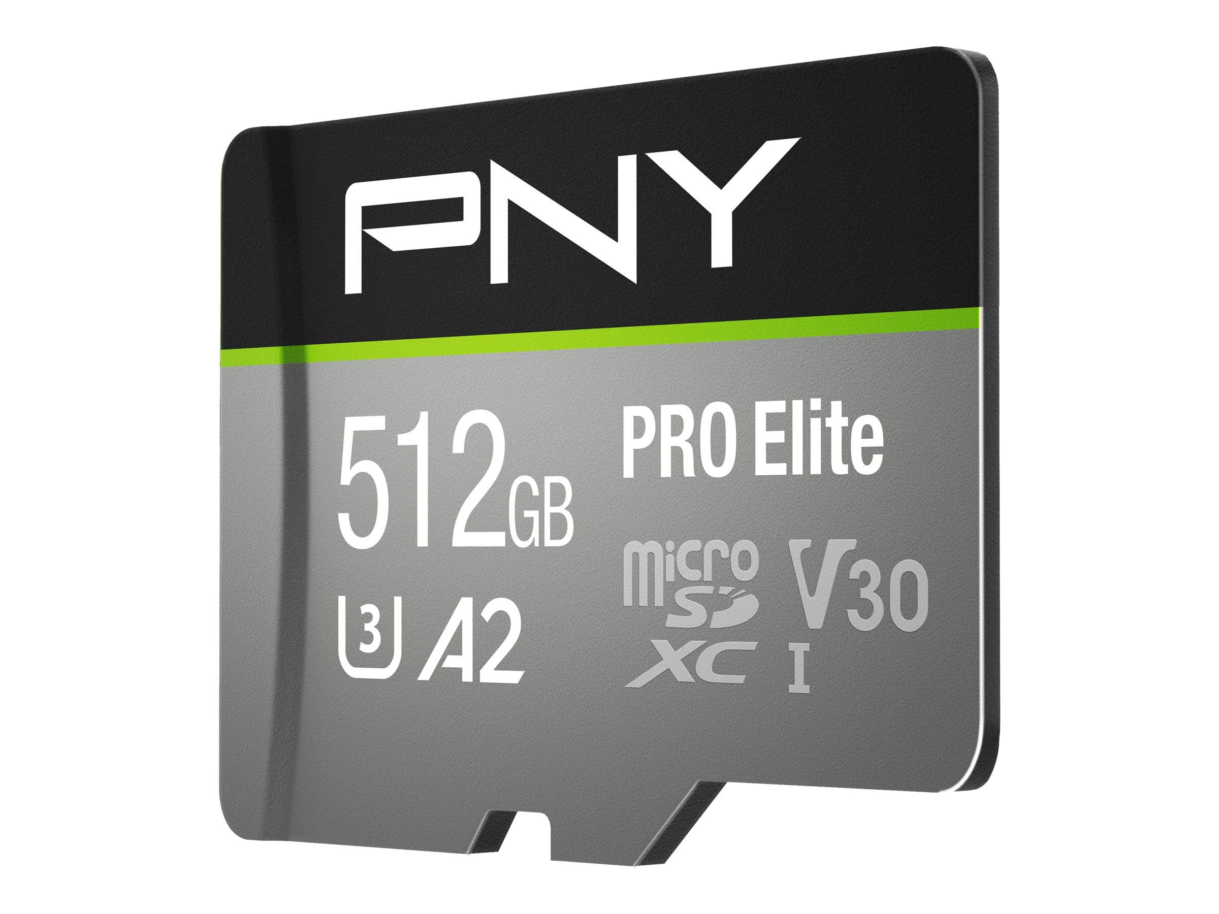 Foto 3 pulgar | Tarjeta De Memoria Pny Pro Elite Microsdxc 512gb Class 10 U3 V30 - Venta Internacional.