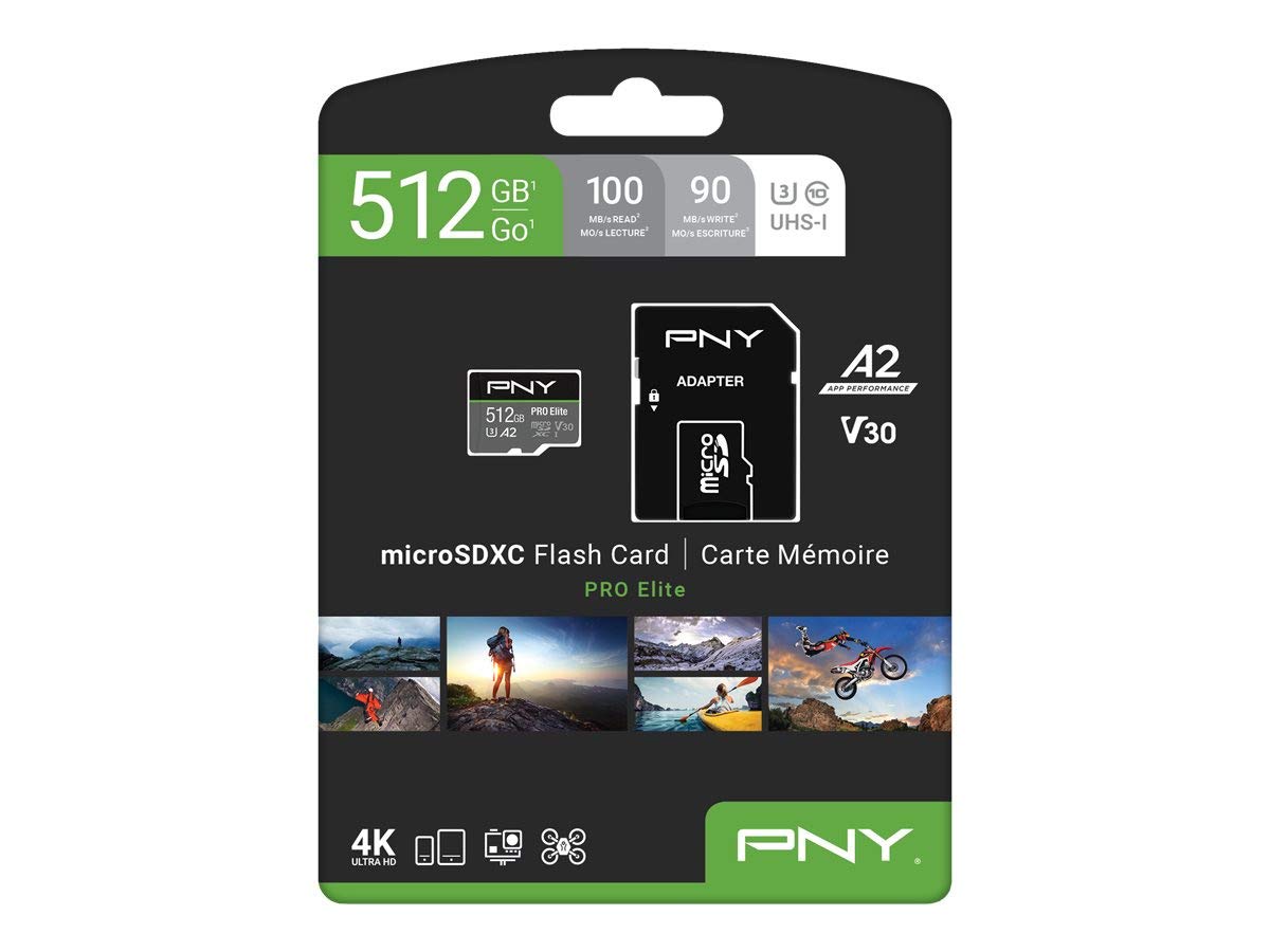 Foto 6 pulgar | Tarjeta De Memoria Pny Pro Elite Microsdxc 512gb Class 10 U3 V30 - Venta Internacional.