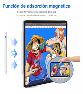 Foto 4 | Lápiz Ipad Lápiz Óptico Stylus Carga Rápida Con Magnética, Blanco