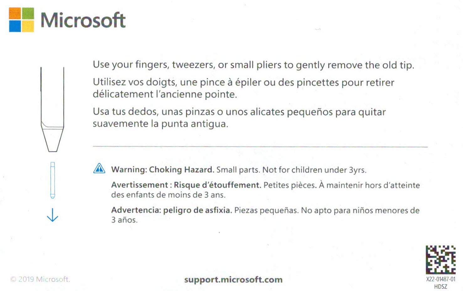 Foto 3 pulgar | Kit De Consejos De Repuesto Para Microsoft Surface Pen Tipo Hb (paquete De 5) - Venta Internacional.