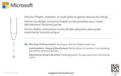 Foto 2 | Kit De Consejos De Repuesto Para Microsoft Surface Pen Tipo Hb (paquete De 5) - Venta Internacional.