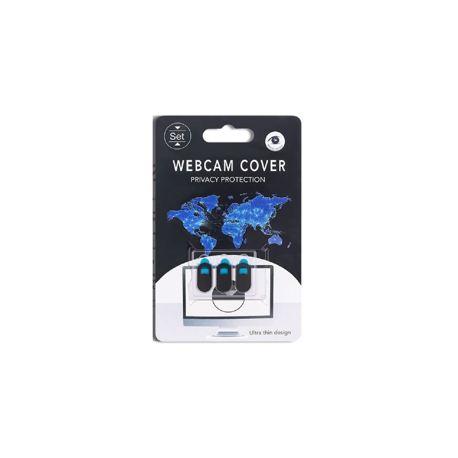 Protector De Lente Oculto Con Tapa Para Cámara Web, 3 Unidades - Venta Internacional.