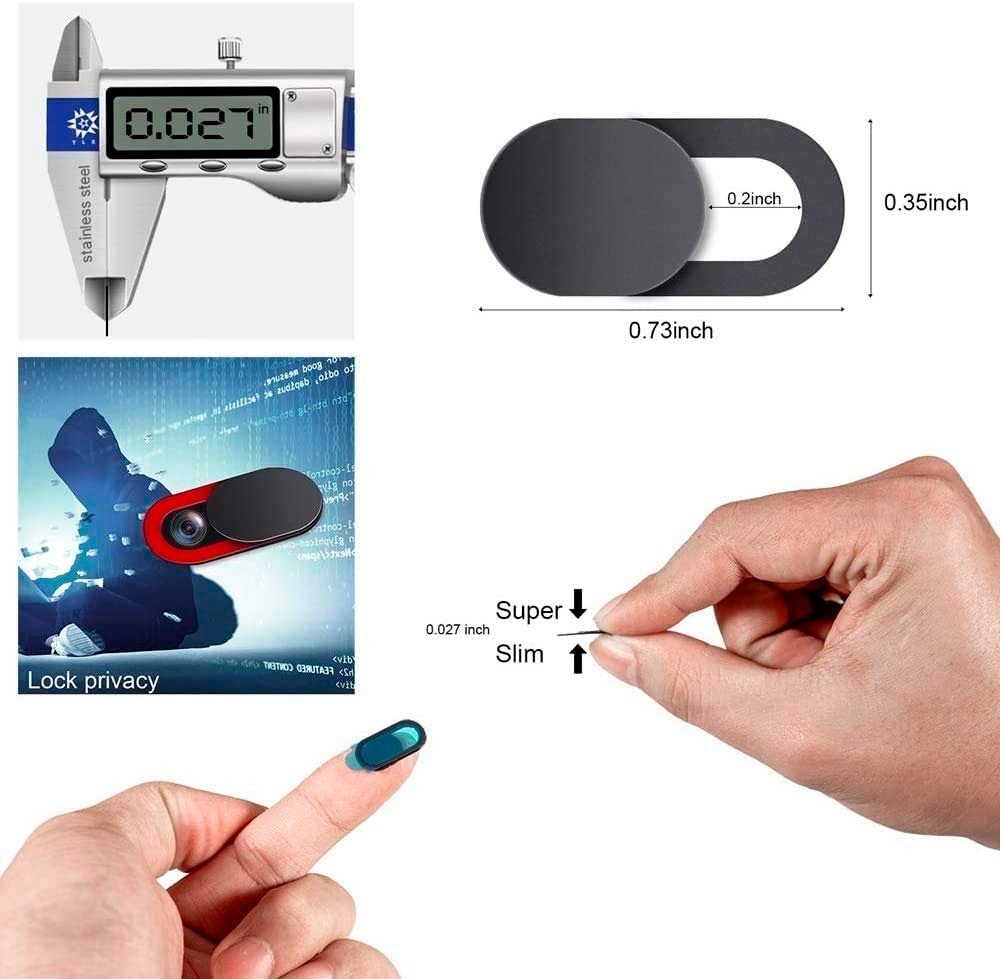 Foto 4 pulgar | Funda Universal Para Cámara Web, Paquete De 2 - Venta Internacional.