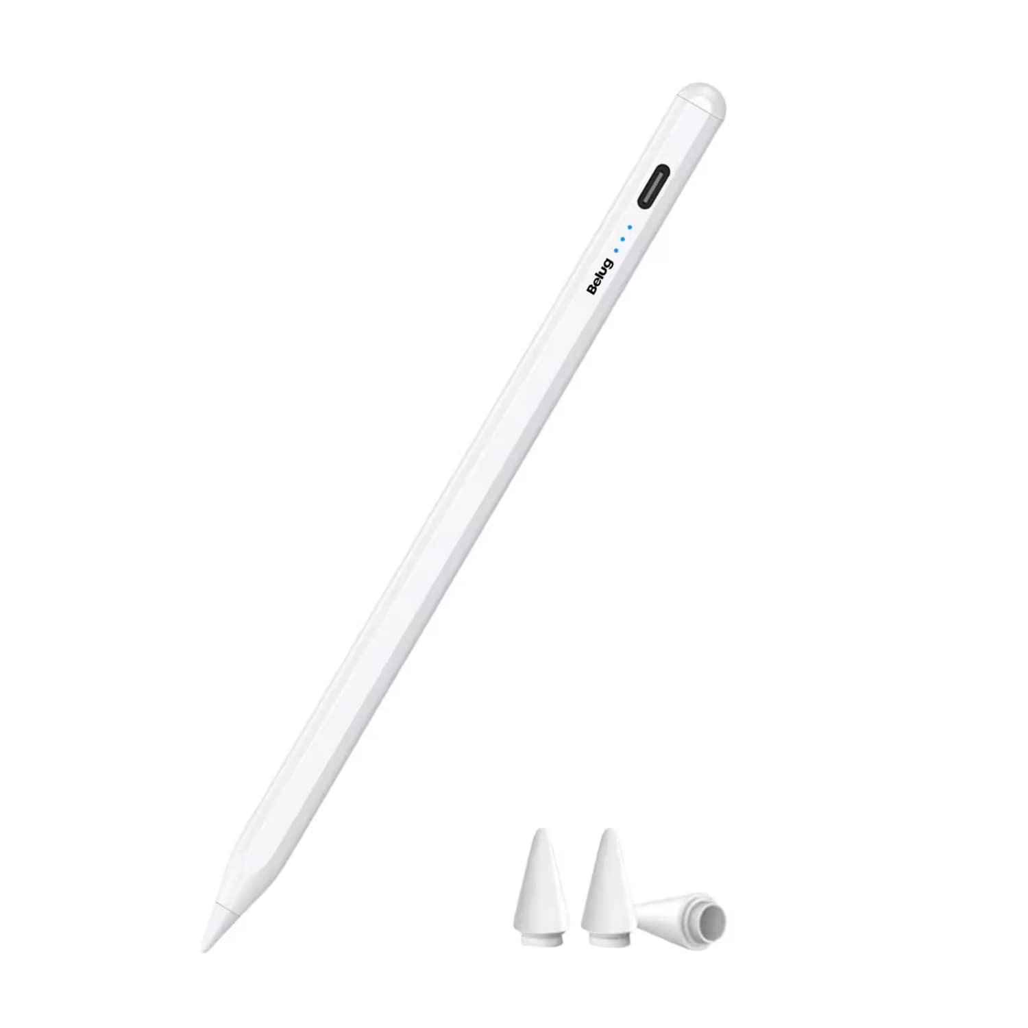 Lápiz Ipad Lápiz Óptico Belug Carga Rápida Con Magnética, Blanco