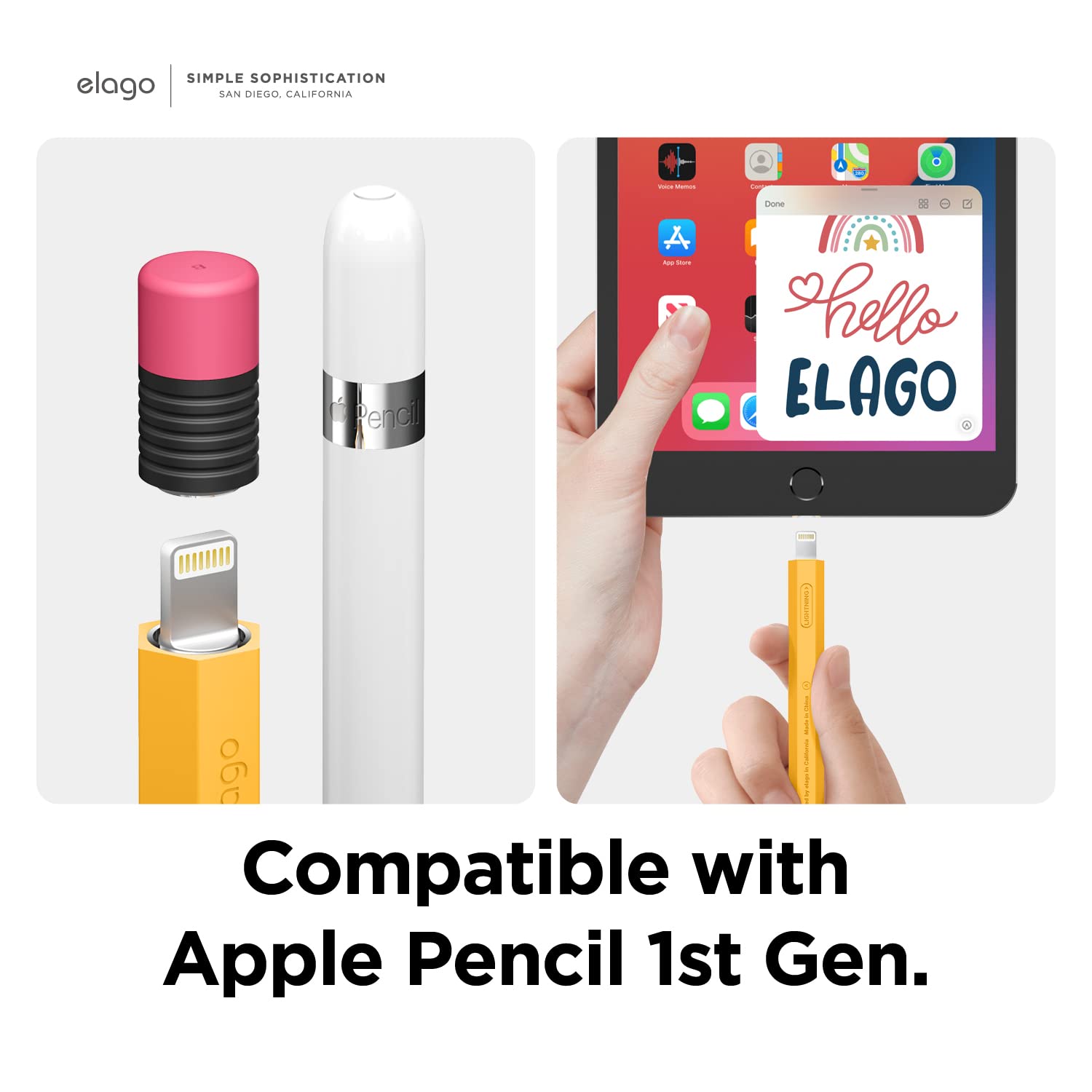 Foto 3 pulgar | Estuche Para Lápices Elago Classic Compatible Con Apple Pencil De Primera Generación - Venta Internacional.