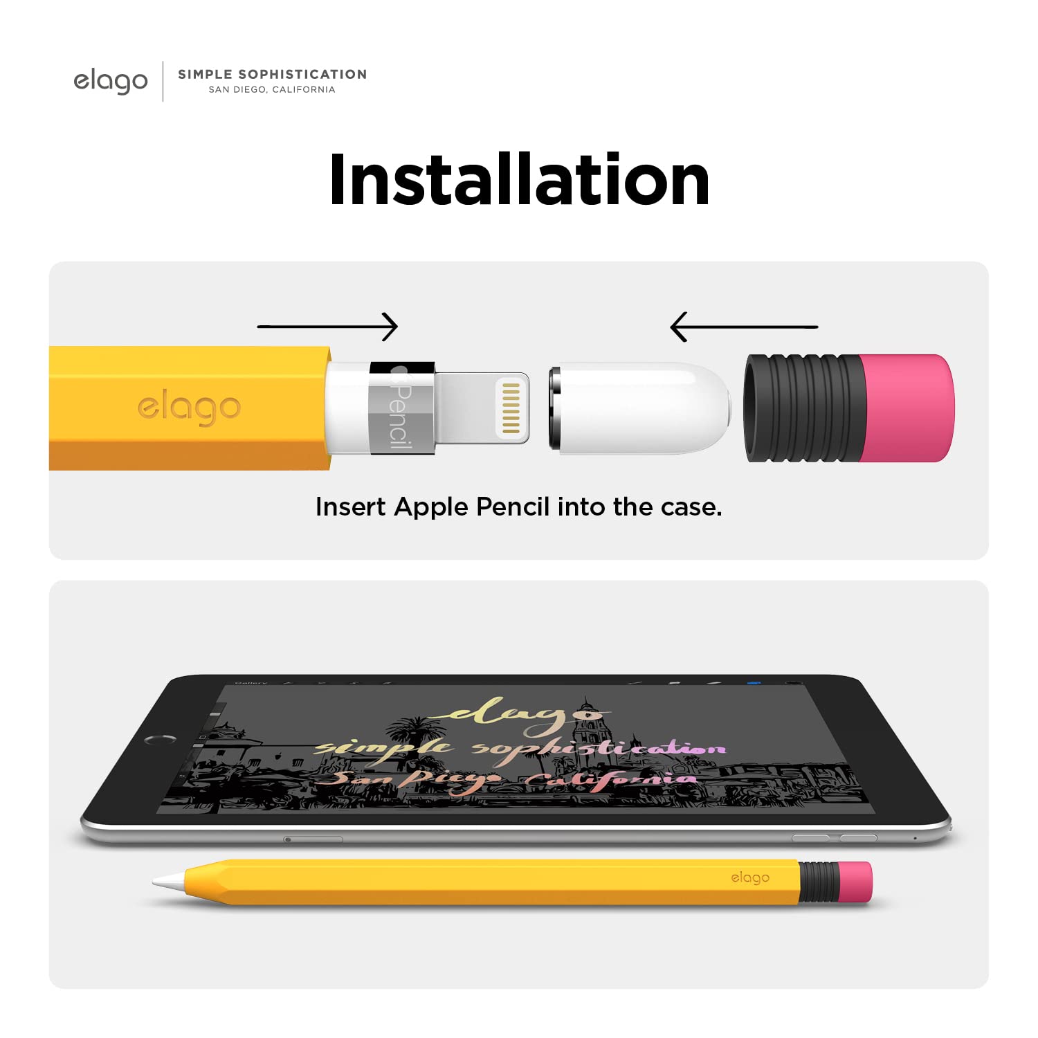 Foto 7 pulgar | Estuche Para Lápices Elago Classic Compatible Con Apple Pencil De Primera Generación - Venta Internacional.