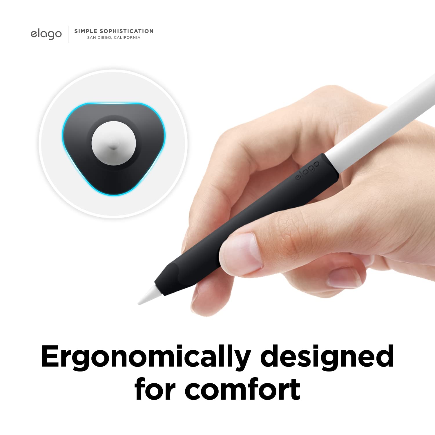 Foto 4 pulgar | Silicone Grip Elago Compatible Con Apple Pencil 1st & 2nd G - Venta Internacional.