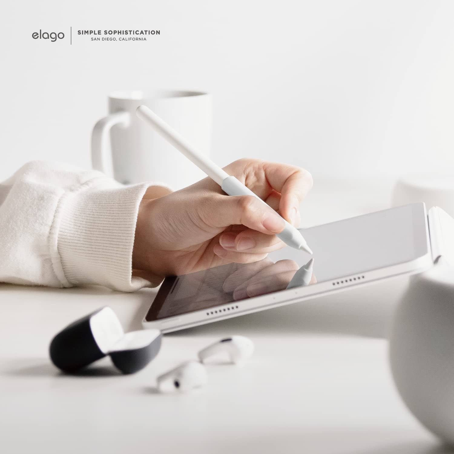 Foto 7 pulgar | Silicone Grip Elago Compatible Con Apple Pencil 1st & 2nd G - Venta Internacional.