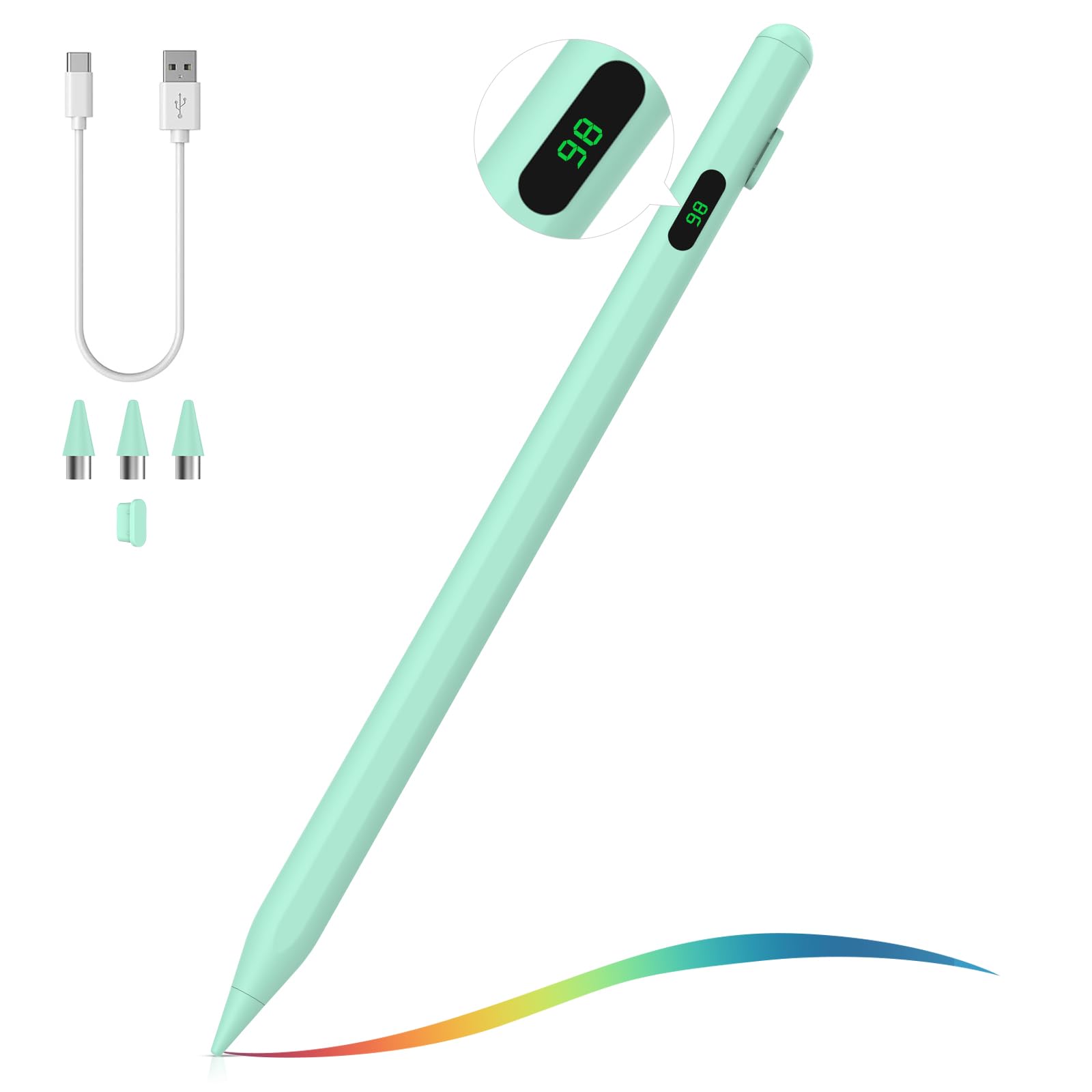 Lápiz Capacitivo Moko Para Pantalla Táctil, Active Universal, Verde - Venta Internacional.
