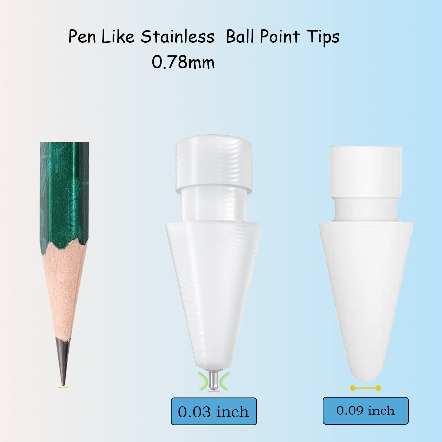 Foto 3 pulgar | Pencil Tips Reeyear Actualizado Para El Apple Ipad Pro Air Mini Pencil - Venta Internacional.