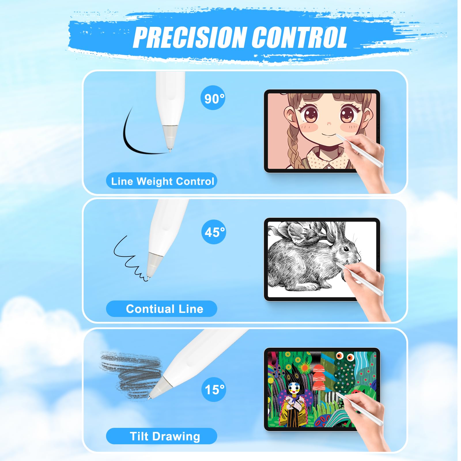 Foto 4 pulgar | Pencil Tips Reeyear Actualizado Para El Apple Ipad Pro Air Mini Pencil - Venta Internacional.