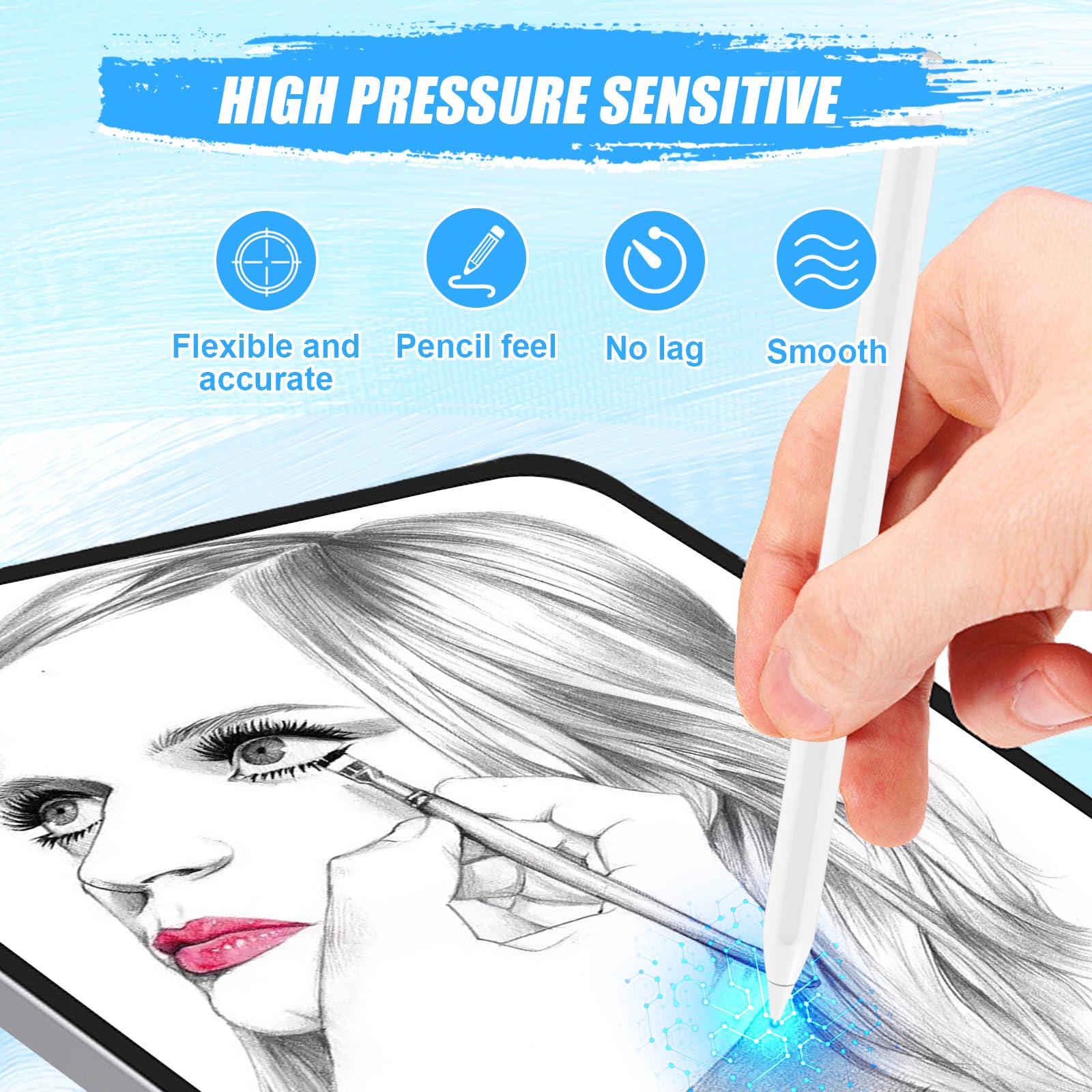 Foto 4 | Pencil Tips Reeyear Actualizado Para El Apple Ipad Pro Air Mini Pencil - Venta Internacional.