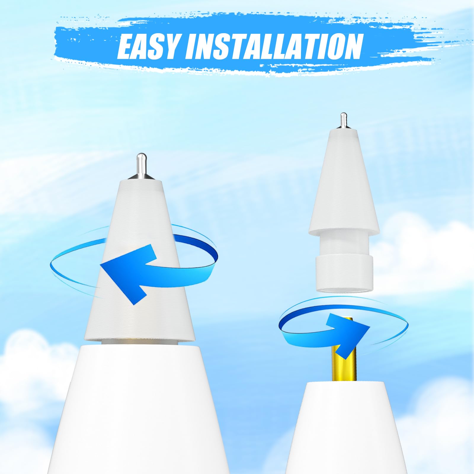 Foto 7 | Pencil Tips Reeyear Actualizado Para El Apple Ipad Pro Air Mini Pencil - Venta Internacional.