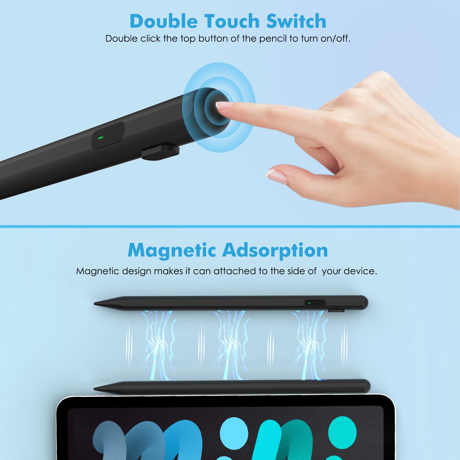 Foto 5 | Lápiz Capacitivo Moko Para Pantalla Táctil, Active Universal, Negro - Venta Internacional.