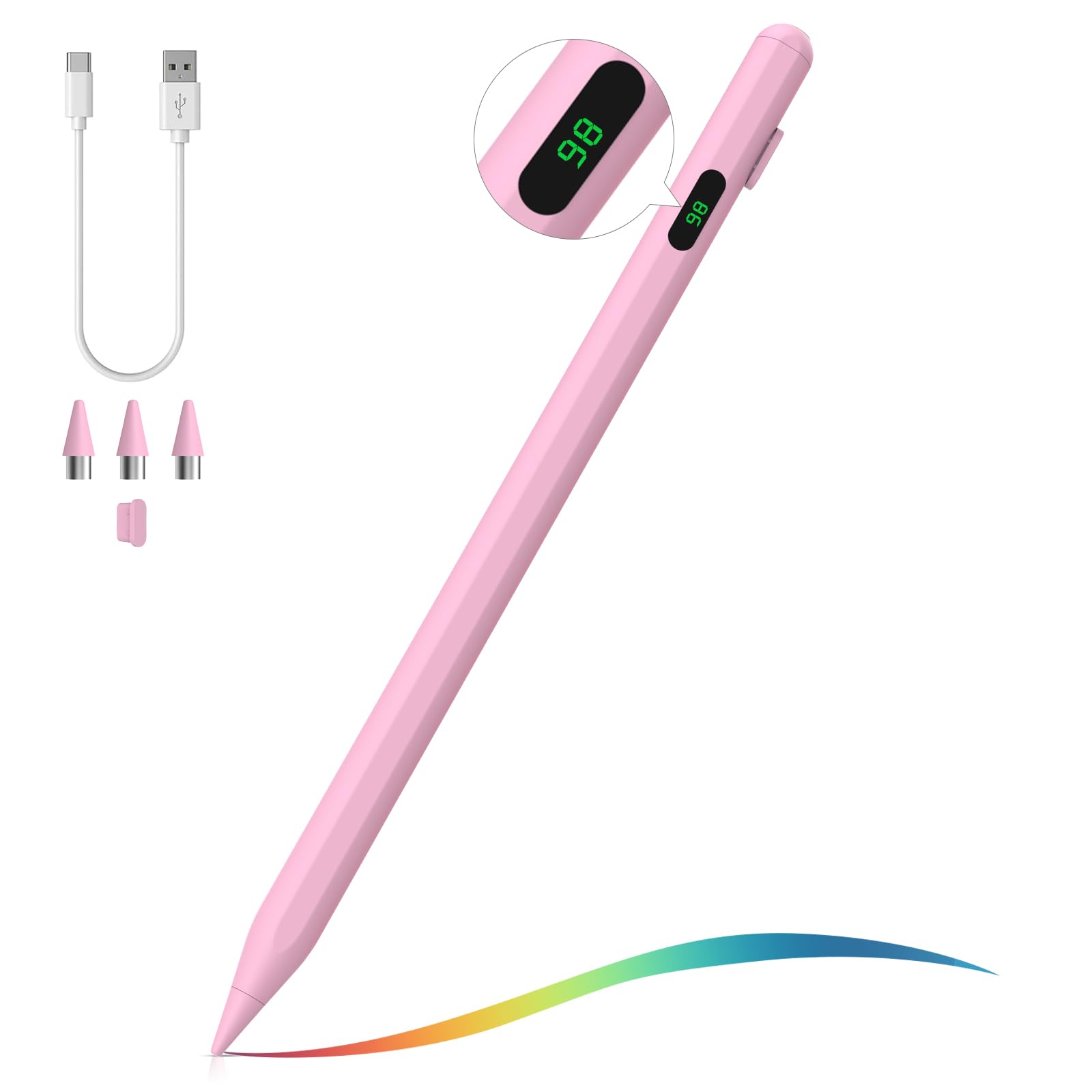 Foto 1 | Lápiz Capacitivo Moko Para Pantalla Táctil, Active Universal, Color Rosa - Venta Internacional.
