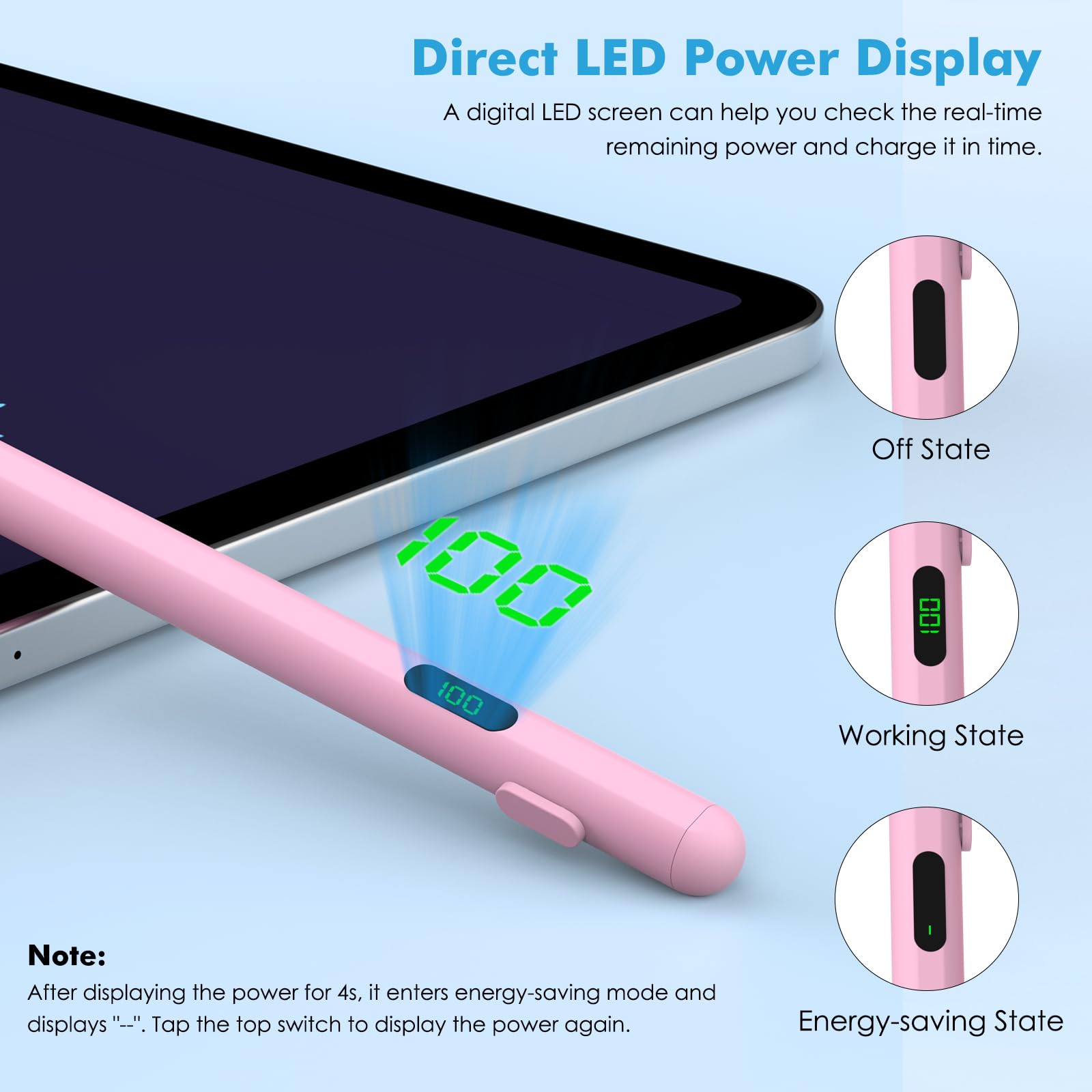 Foto 3 | Lápiz Capacitivo Moko Para Pantalla Táctil, Active Universal, Color Rosa - Venta Internacional.