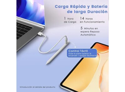 Foto 4 | Xtellar Lápiz Stylus Capacitivo Premium Para Ipad Y Tablets, Dibuja Y Escribe Con Precisión Excepcional