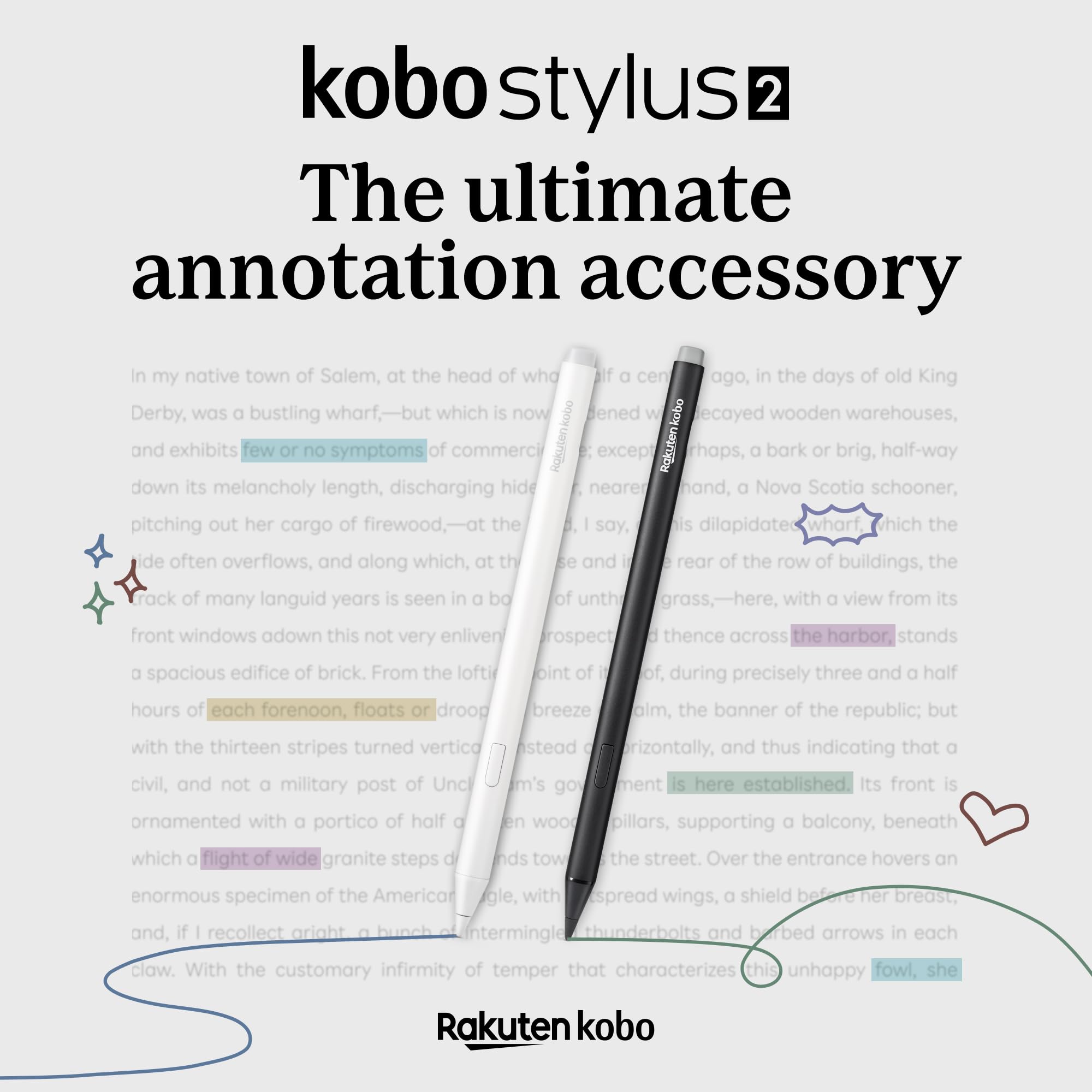 Foto 8 pulgar | Lápiz Kobo Stylus 2 Para Marcar Y Escribir Notas, Recargable Con Usb-c - Venta Internacional.