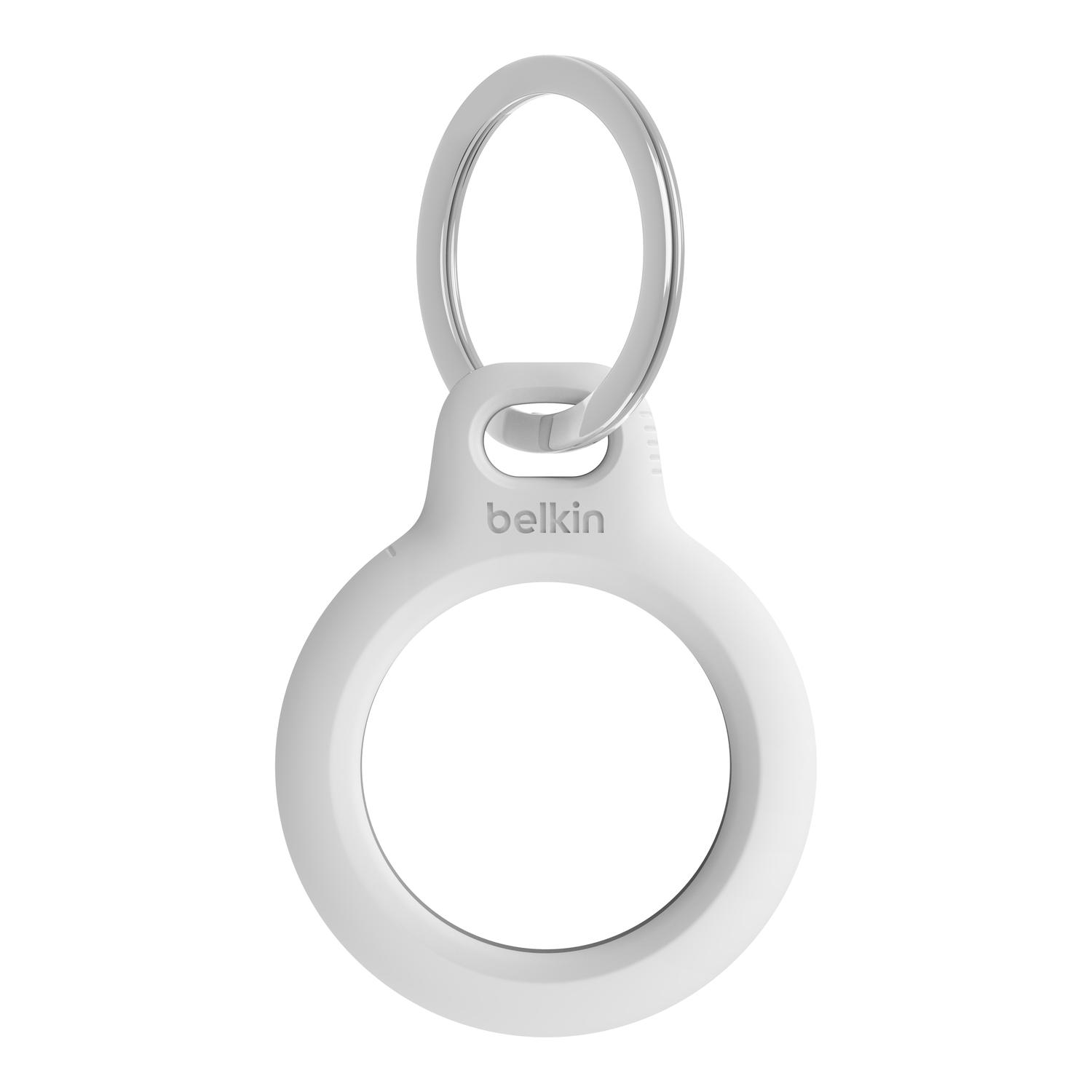 Foto 4 pulgar | Soporte Seguro Apple Belkin para Airtag con Llavero Blanco