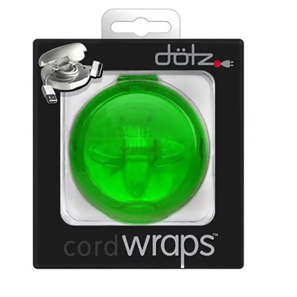 Organizador Cable Dotz Hogar color Verde