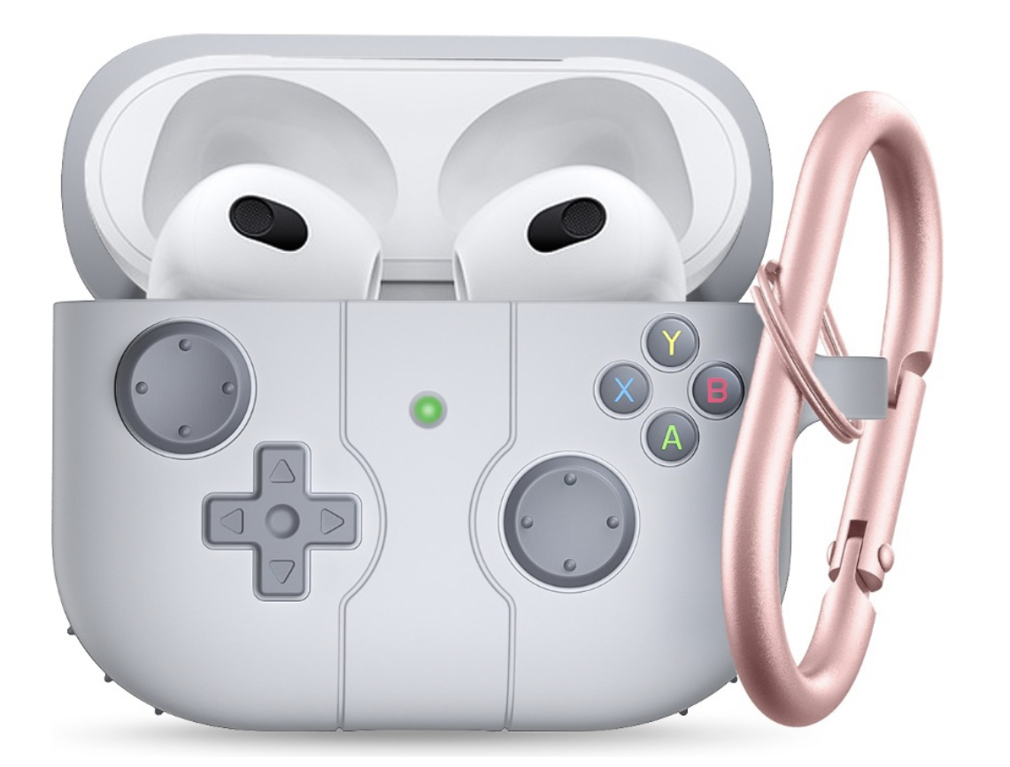 Foto 2 pulgar | Fundas para AirPods Funbu color Blanco Case Game