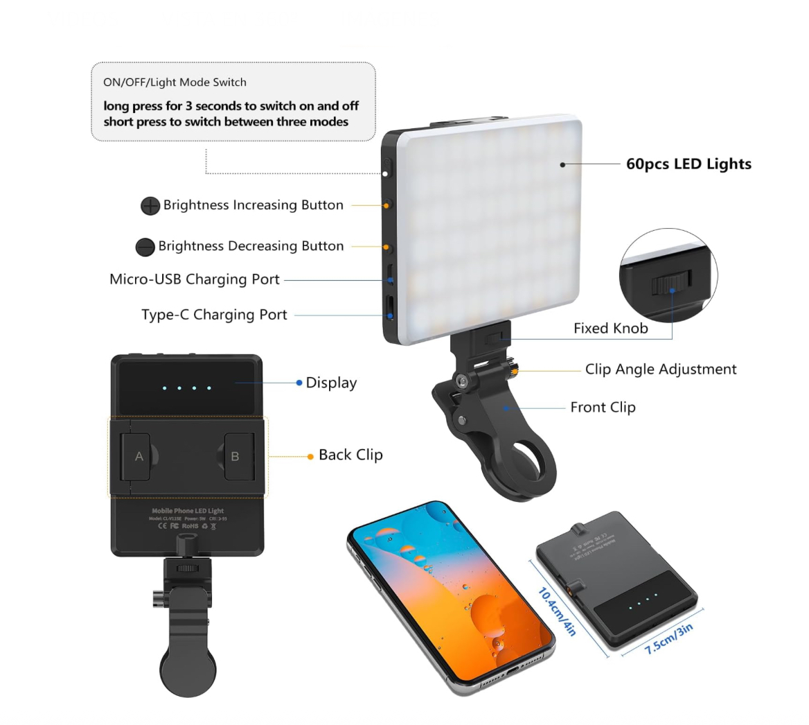 Foto 3 pulgar | Luz Led Wünd para Selfie