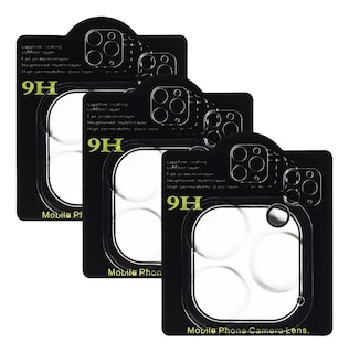 Foto 1 | Protector Camara Para Iphone 15pro Max Lente Mica 3 Pzs, Transparente