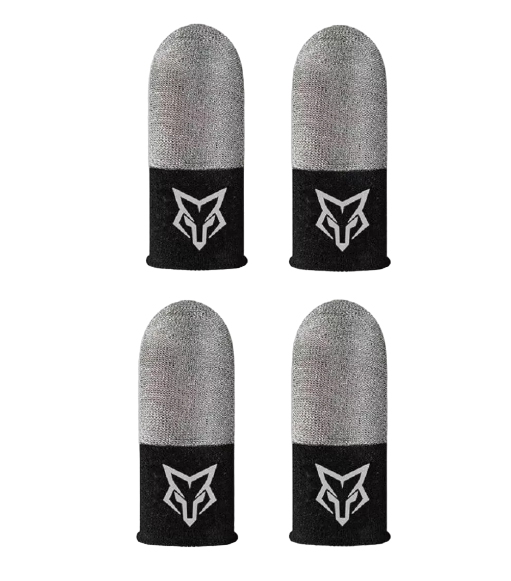 Foto 2 pulgar | Dedales Gamer Sarafox Gris 4 Piezas