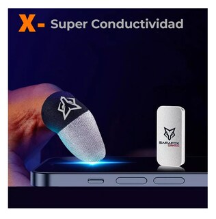 Foto 5 | Dedales Gamer Sarafox Gris 4 Piezas