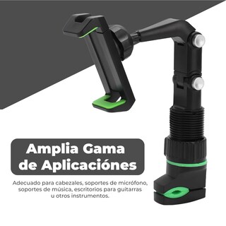 Foto 4 | Soporte Olivia Pinza Multifuncional C/ Brazo Ajustable Tripie Pedestal para Celular color Negro