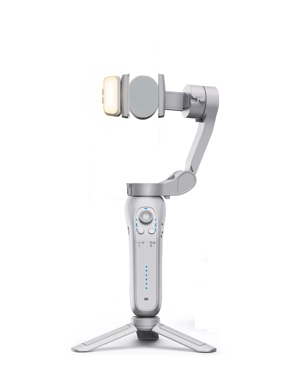 Estabilizador Gimbal Petukita Box Para Celular Camara 3 Ejes L7b Gris $2,799
