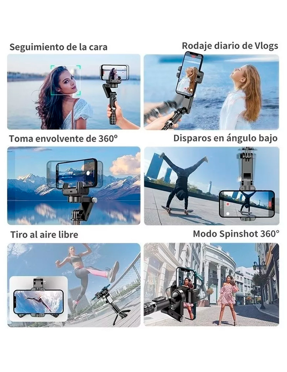 Foto 8 pulgar | Gimbal Petukita Box Estabilizador De 360 Grados Q18