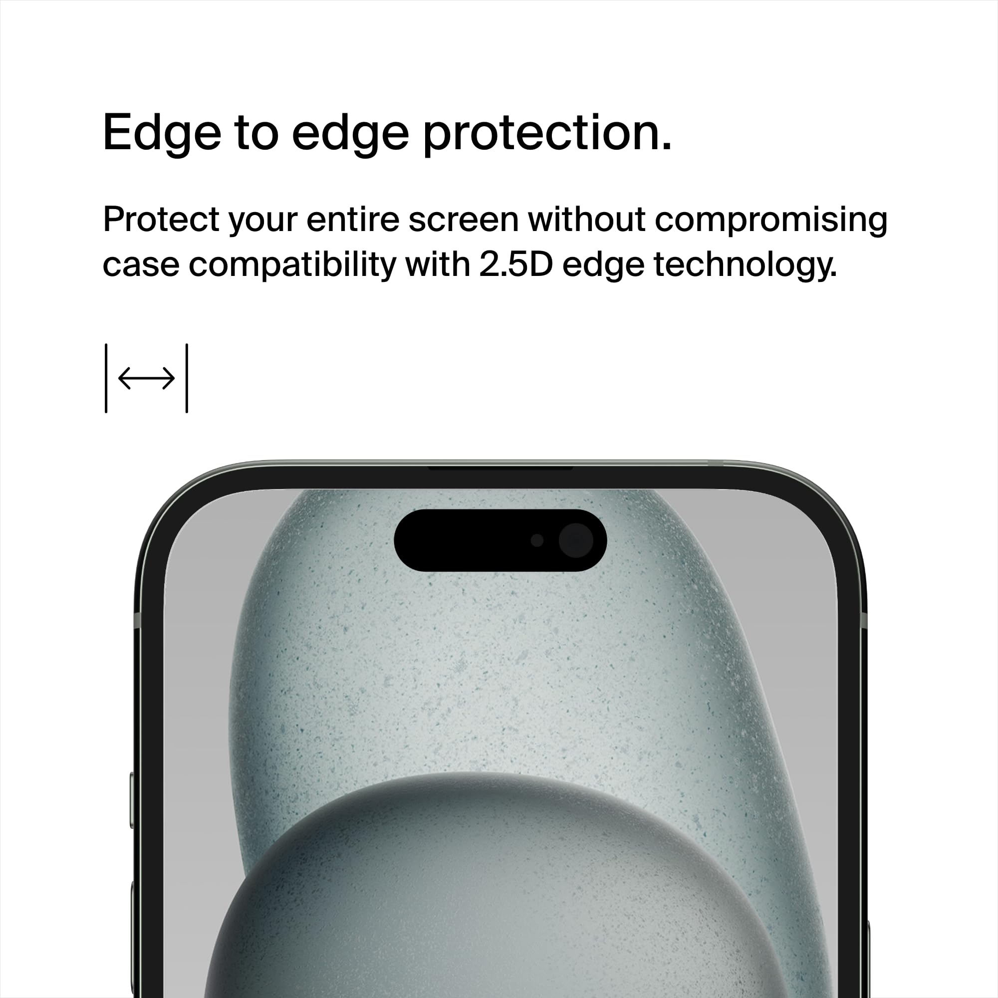 Foto 5 | Protector De Pantalla Belkin Screenforce Temperedglass Para Iphone 15/ - Venta Internacional.