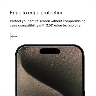 Foto 5 | Protector De Pantalla Belkin Screenforce Temperedglass Para Iphone 15 - Venta Internacional.