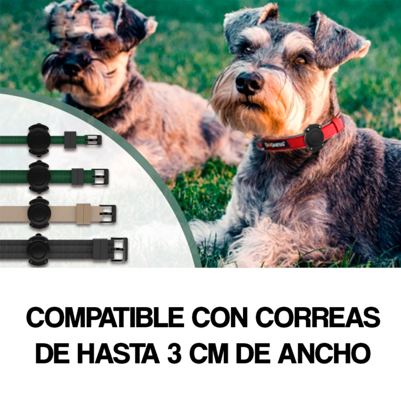 Foto 4 pulgar | Soporte Impermeable Para Collares De Mascotas Airtag Universal, Negro - Venta Internacional.