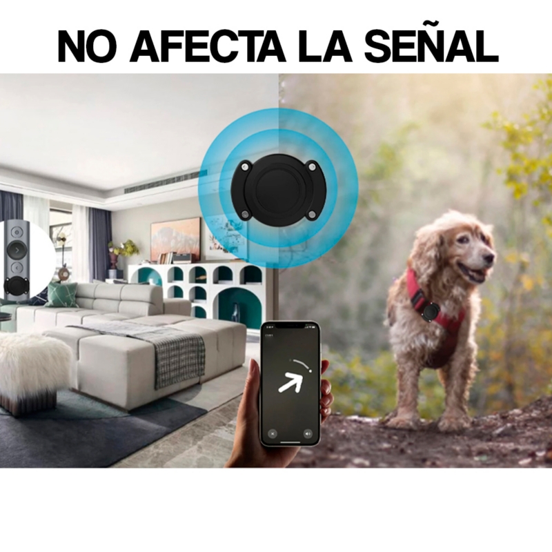 Foto 4 | Soporte Impermeable Para Collares De Mascotas Airtag Universal, Negro - Venta Internacional.