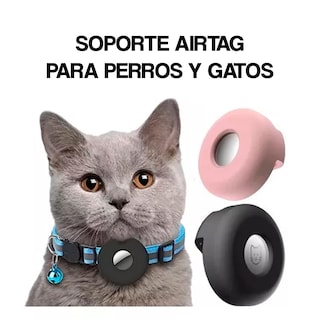 Foto 3 | Funda Airtag De Silicona Para Airtag Con Collar Para Mascotas, Gatos Y Perros, Color Negro - Venta Internacional.