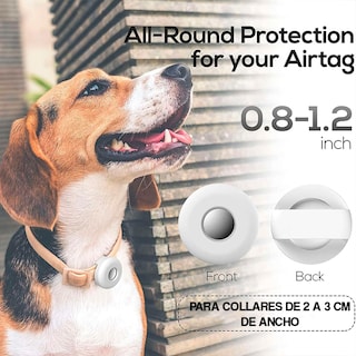 Foto 4 | Funda Airtag De Silicona Para Airtag Con Collar Para Mascotas, Gatos Y Perros, Color Negro - Venta Internacional.
