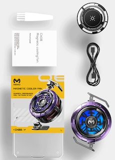 Foto 7 | Memo Cx08 Pro Ventilador para Celular Tipo C Magnético - Enfriamiento Rápido, Bajo Ruido Compatible Con Iphone Y Andro
