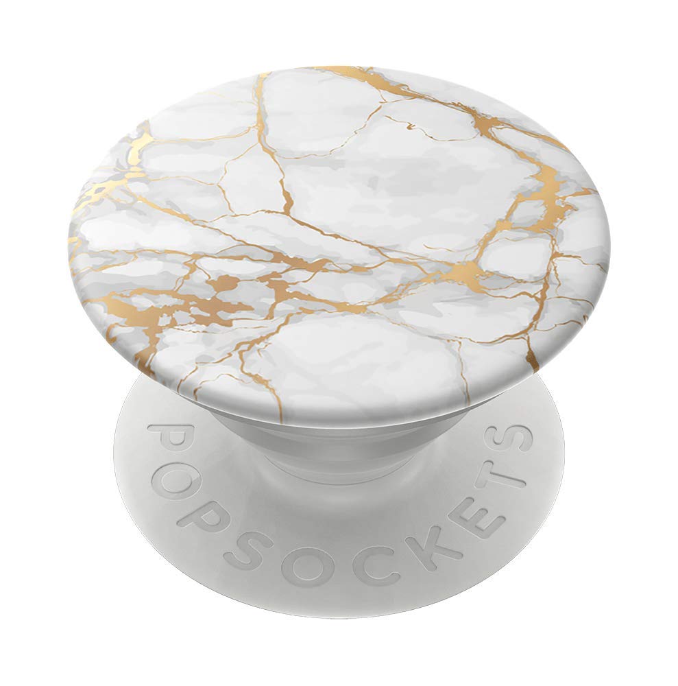 Popsockets Con Soporte Para Teléfono Con Soporte, Oro, Lutz Marble - Venta Internacional.