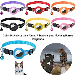 Foto 2 | Correa De Cuello Con Funda Para Airtag Locate Cat-dog, Color Rosa - Venta Internacional.