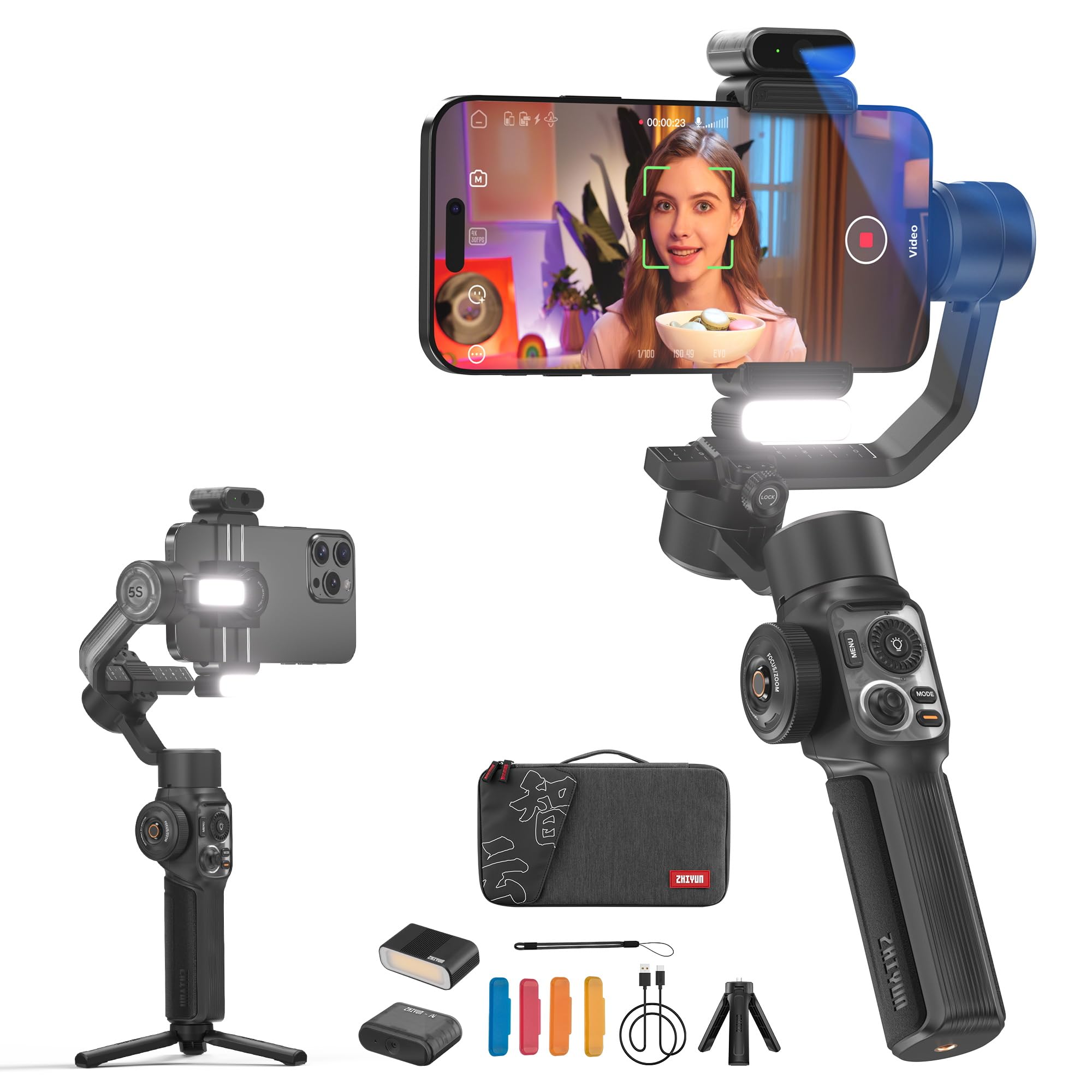 Foto 2 pulgar | Estabilizador De Cardán Zhiyun Smooth 5s Ai Pro Para Smartphone - Venta Internacional.