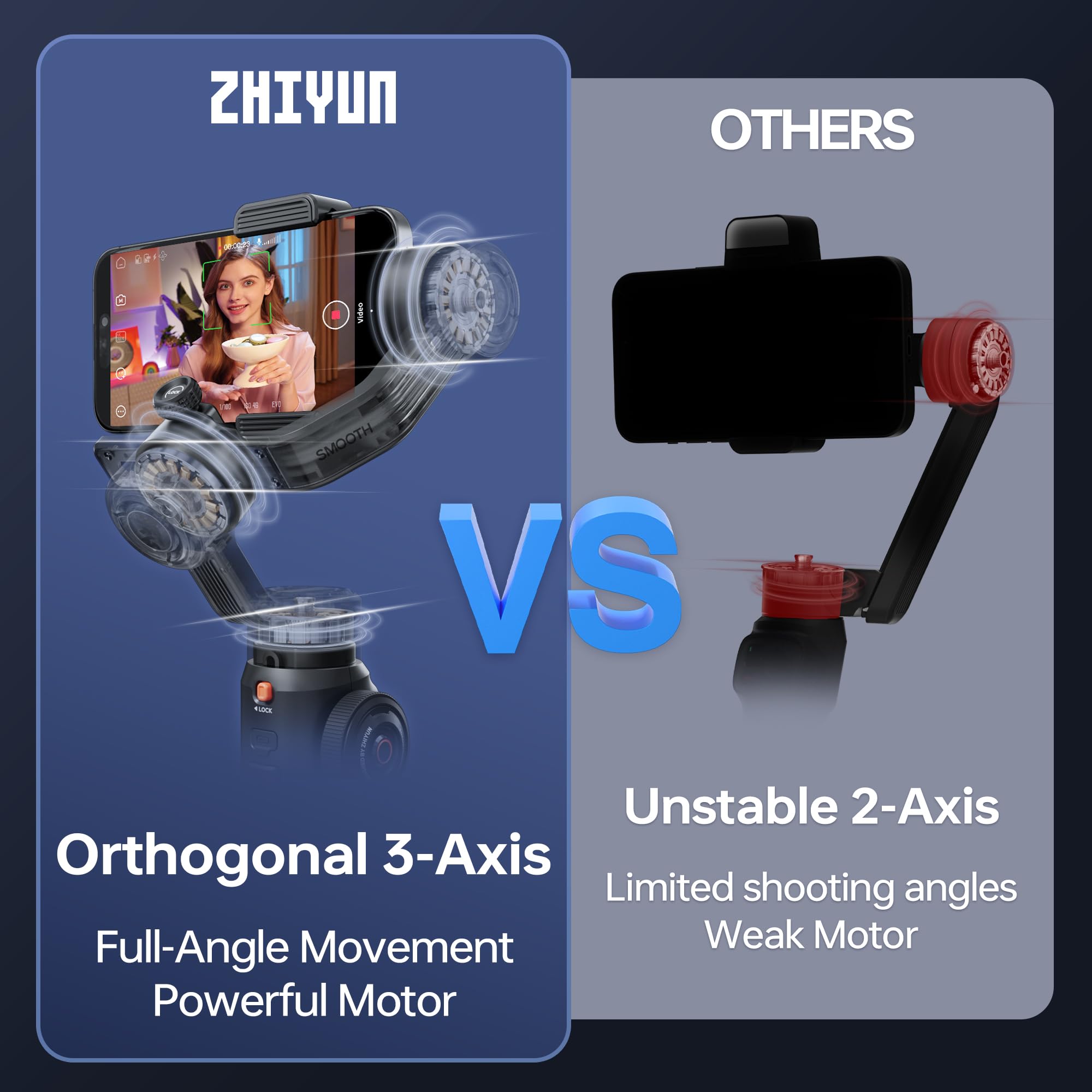 Foto 8 pulgar | Estabilizador De Cardán Zhiyun Smooth 5s Ai Pro Para Smartphone - Venta Internacional.