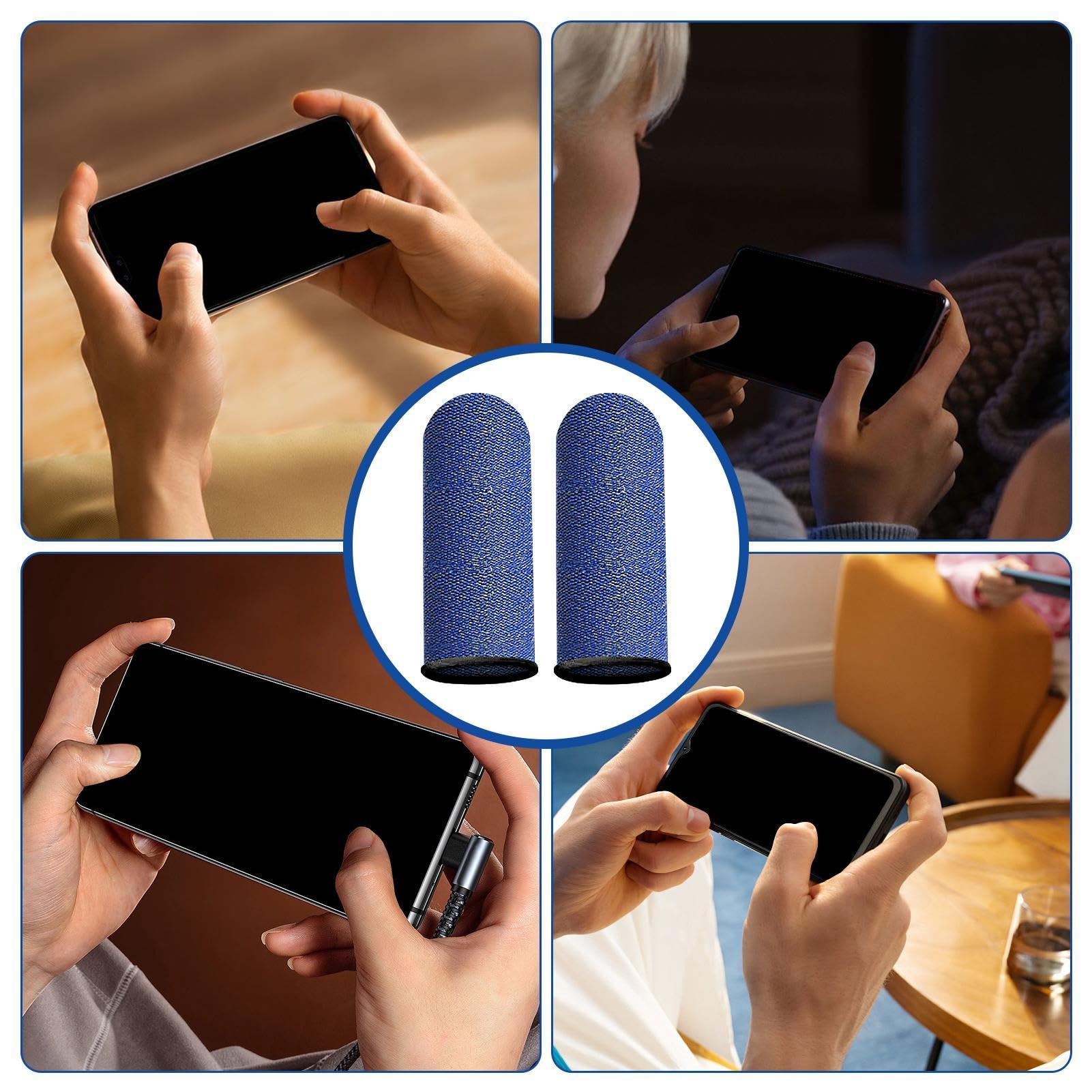 Foto 5 pulgar | Funda para Dedos 2 Piezas Fibra de Carbono Transpirable - Venta Internacional