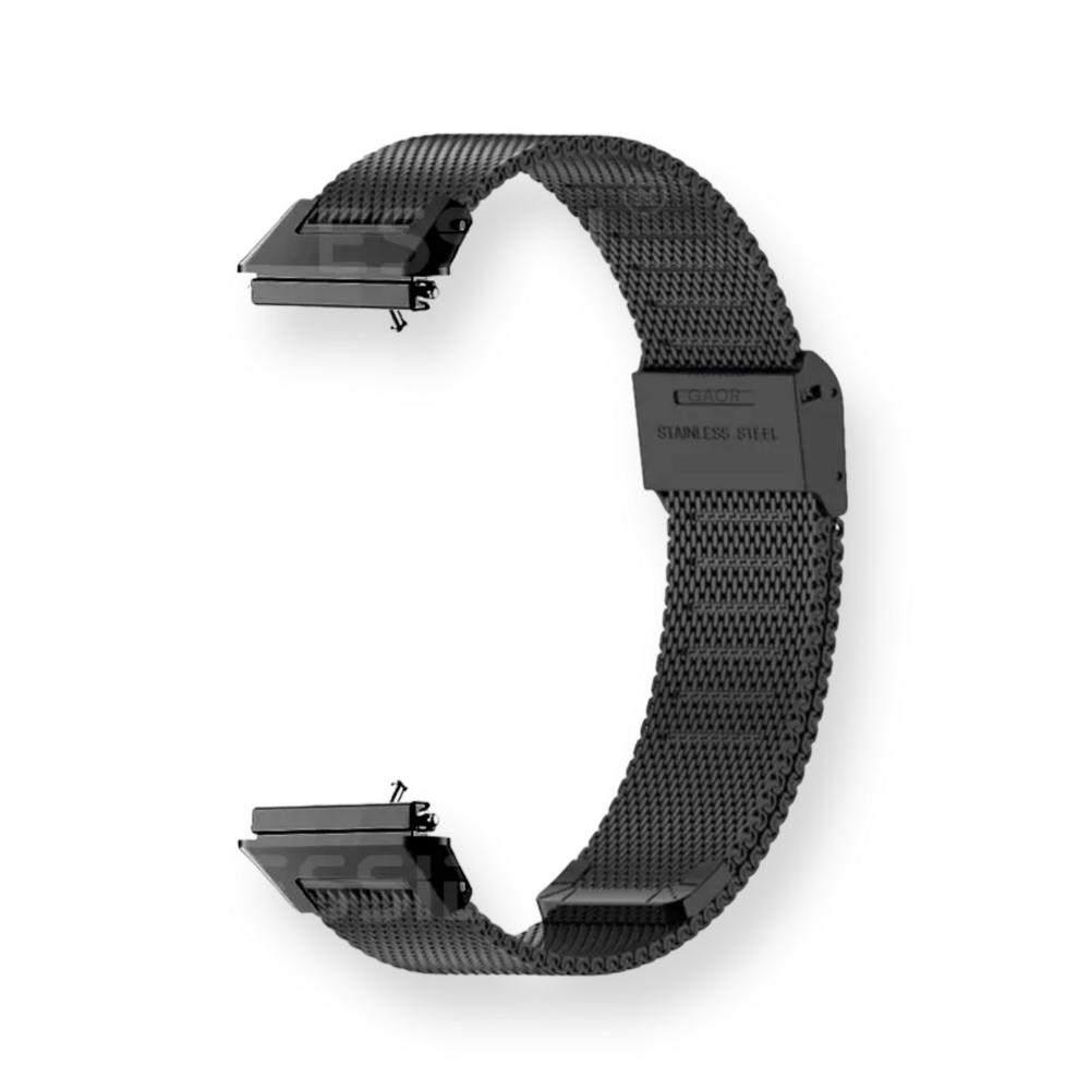 Foto 3 pulgar | Correa Metálica Intercambiable para Huawei Band 7 Negra - Venta Internacional