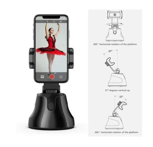 Foto 2 | Trípode de 360° con Seguimiento Facial Gimbal Selfie Stick - Venta Internacional