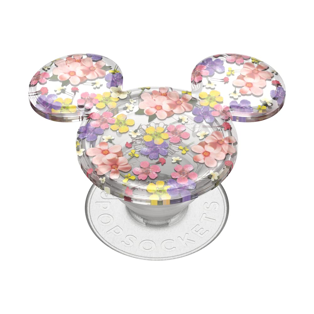 Foto 1 | Phone Grip Popsockets Mickey Con Forma De Flor En Cascada Y Orejas - Venta Internacional.
