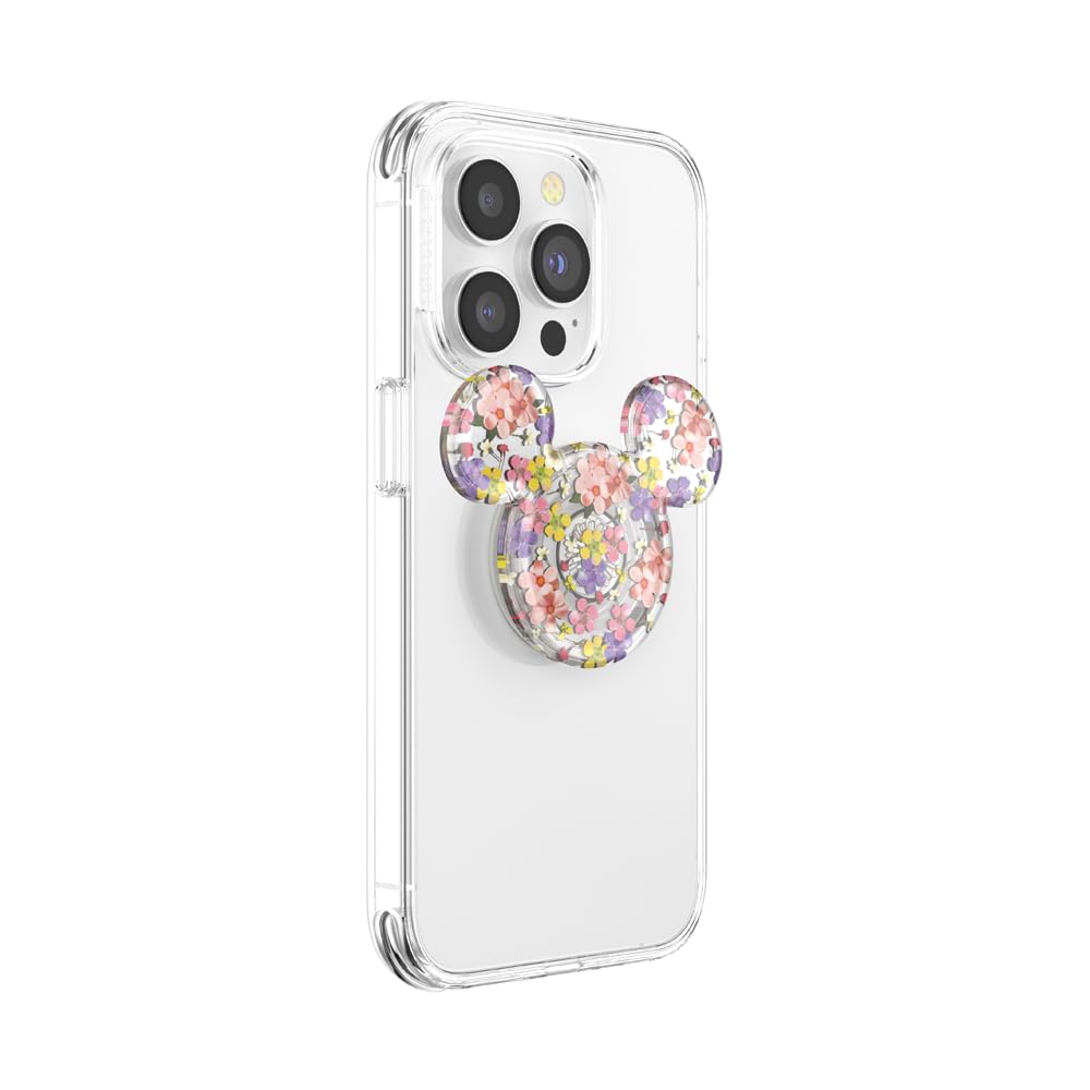 Foto 6 pulgar | Phone Grip Popsockets Mickey Con Forma De Flor En Cascada Y Orejas - Venta Internacional.